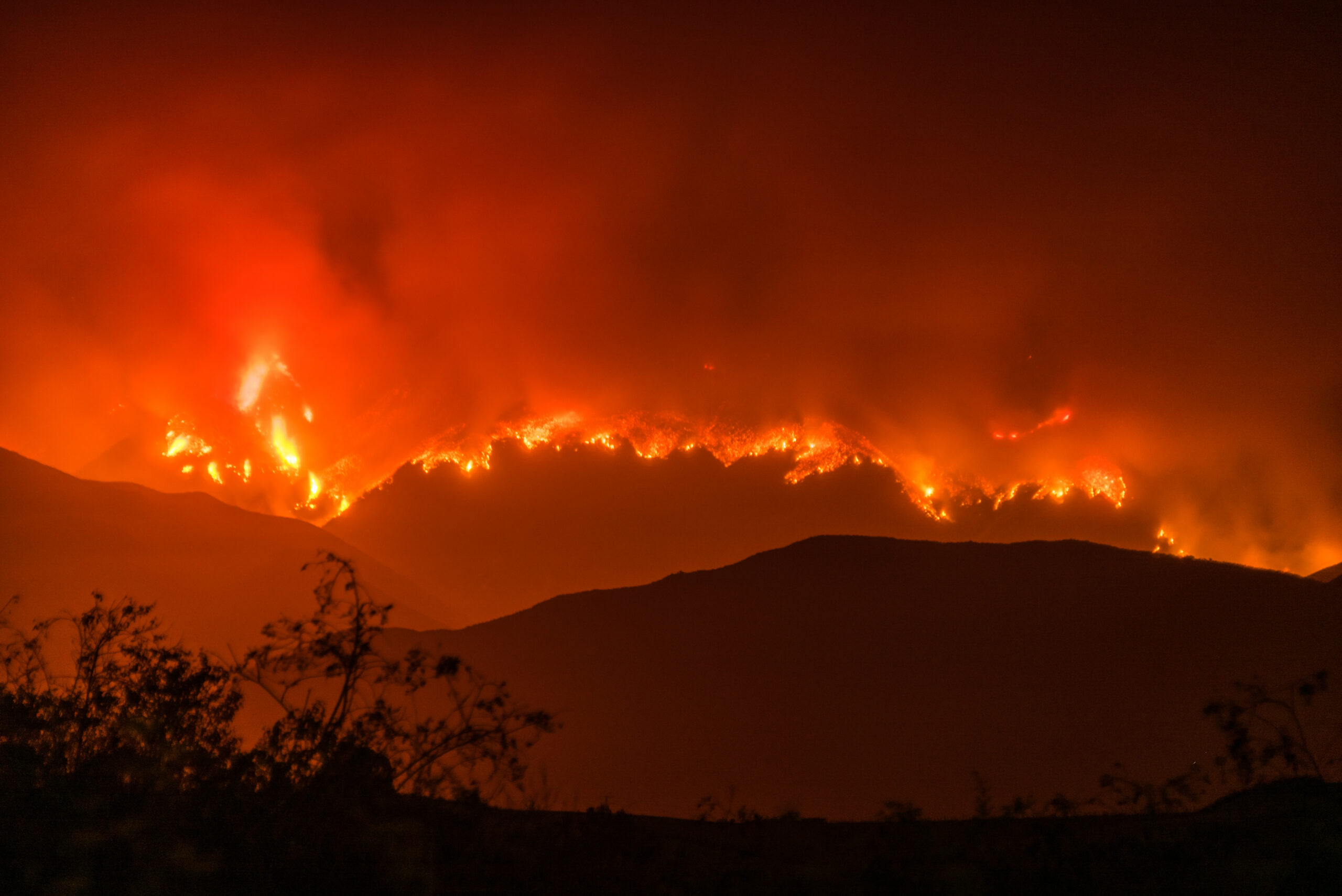 Whittier Fire, Goleta, California, July 13, 2017 (photo by Glenn Beltz, CC BY 2.0).